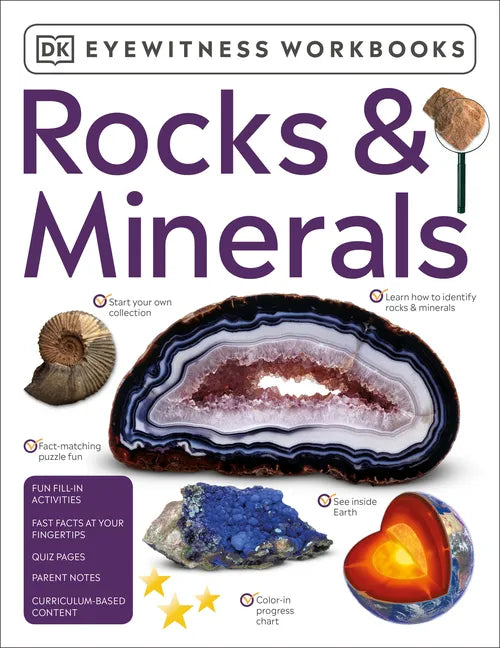 Eyewitness Workbooks Rocks & Minerals - Paperback