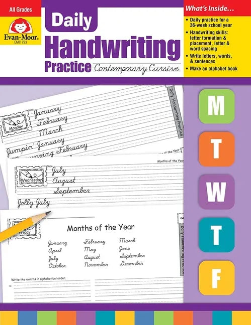 Daily Handwriting Practice: Contemporary Cursive, Kindergarten - Grade 6 Teacher Edition - Paperback