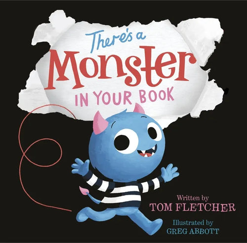 There's a Monster in Your Book: A Funny Monster Book for Kids and Toddlers - Hardcover