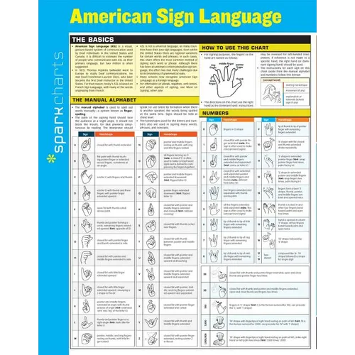 American Sign Language Sparkcharts - Paperback