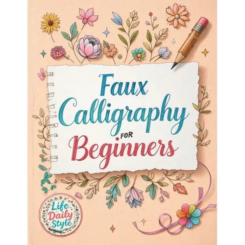 Faux Calligraphy for Beginners: A Step-by-Step Guide to Creating Beautiful Hand-Lettered Designs with Any Pen - Master Faux Calligraphy Techniques, Le - Paperback