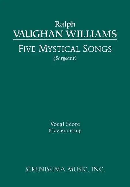 Five Mystical Songs: Vocal score - Paperback