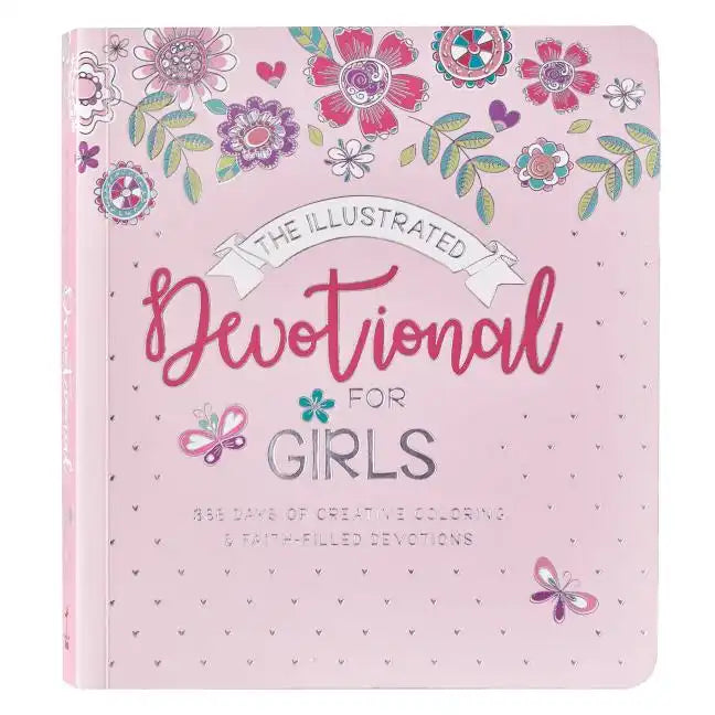 Illustrated Devotional for Girls Softcover - Leather