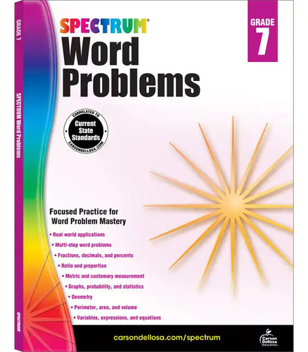 Word Problems, Grade 7: Volume 80 - Paperback