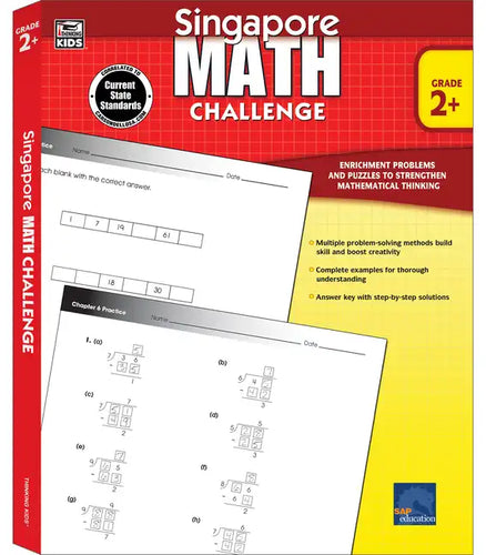 Singapore Math Challenge, Grades 2 - 5: Volume 18 - Paperback