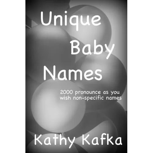 Unique Baby Names - Paperback