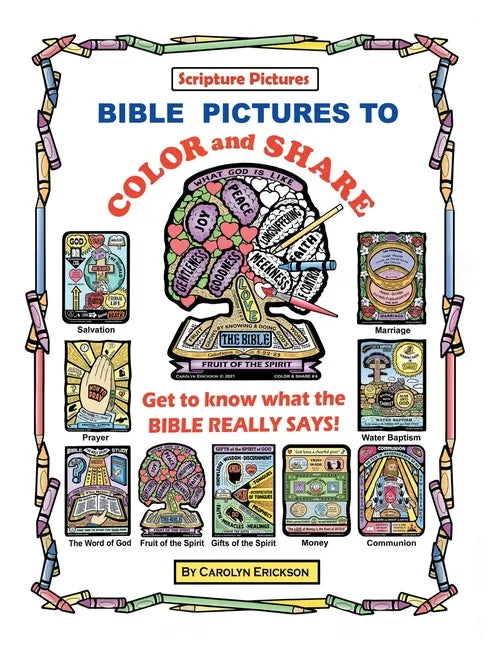 Bible Pictures to Color and Share - Paperback