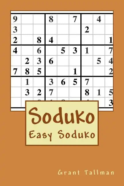 Soduko: Easy Soduko - Paperback