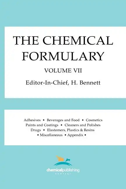 The Chemical Formulary, Volume 7 - Paperback