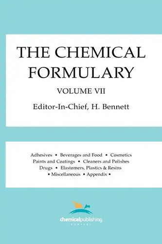 The Chemical Formulary, Volume 7 - Paperback
