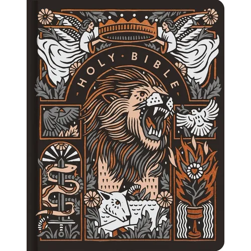 ESV Single Column Journaling Bible, Artist Series, Red Letter (Hardcover, Joshua Noom, the Lion and the Lamb) - Hardcover