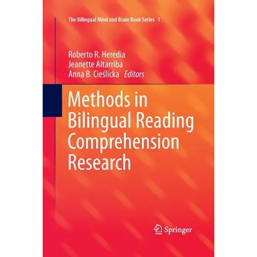 Methods in Bilingual Reading Comprehension Research - Paperback