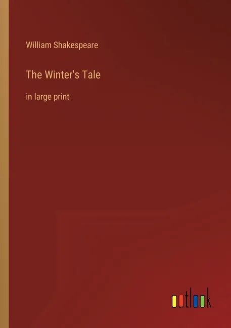 The Winter's Tale: in large print - Paperback
