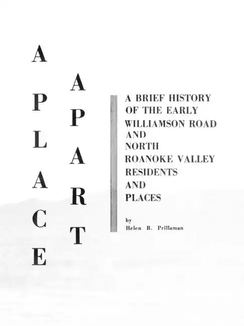 Place Apart - Paperback