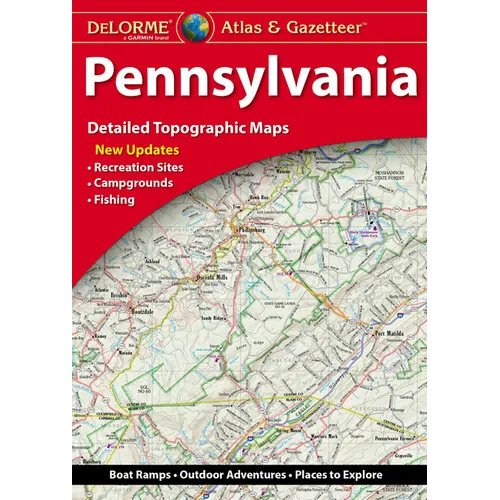 Delorme Atlas & Gazetteer: Pennsylvania - Paperback
