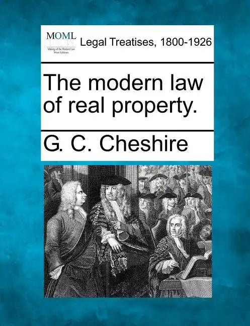 The modern law of real property. - Paperback