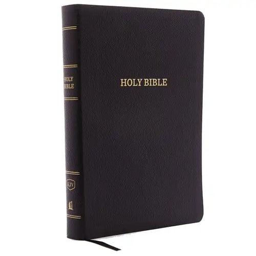 KJV, Reference Bible, Giant Print, Bonded Leather, Black, Red Letter Edition - Bonded Leather