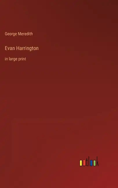 Evan Harrington: in large print - Hardcover