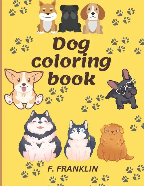 Dog coloring book - Paperback