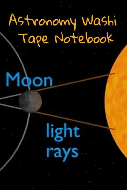 Astronomy Washi Tape Notebook: 120 Pages 6