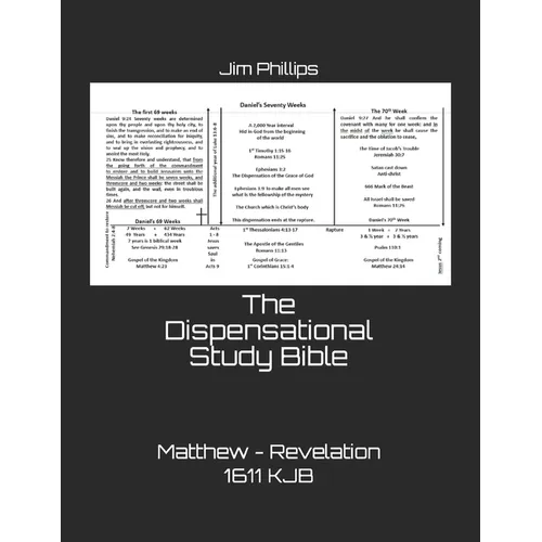 The Dispensational Study Bible: Matthew - Revelation 1611 KJB - Paperback