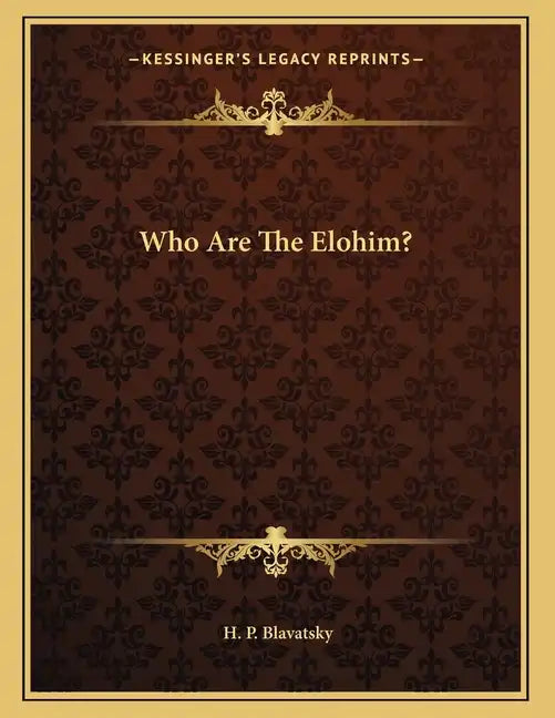 Who Are The Elohim? - Paperback