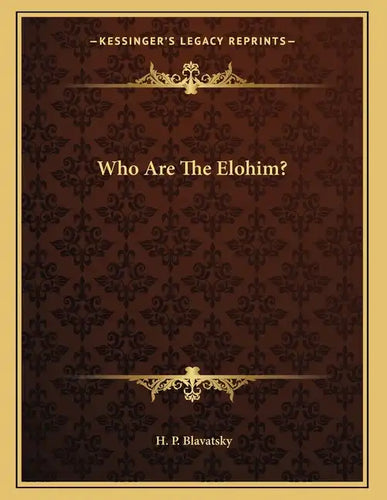 Who Are The Elohim? - Paperback