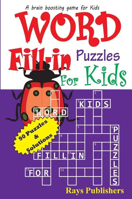 Word Fill-in Puzzles for Kids - Paperback
