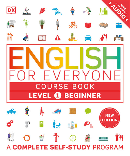 English for Everyone Course Book Level 1 Beginner: A Complete Self-Study Program - Paperback