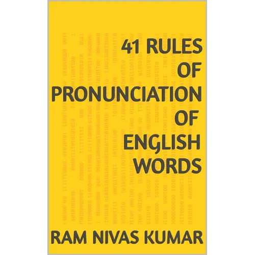 41 Rules of Pronunciation of English Words - Paperback