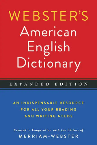 Webster's American English Dictionary, Expanded Edition - Paperback