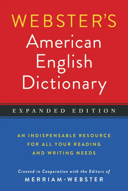 Webster's American English Dictionary, Expanded Edition - Paperback
