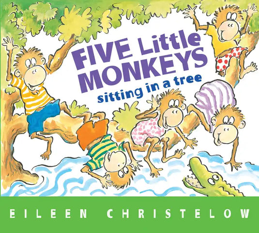 Five Little Monkeys Sitting in a Tree Board Book - Board Book