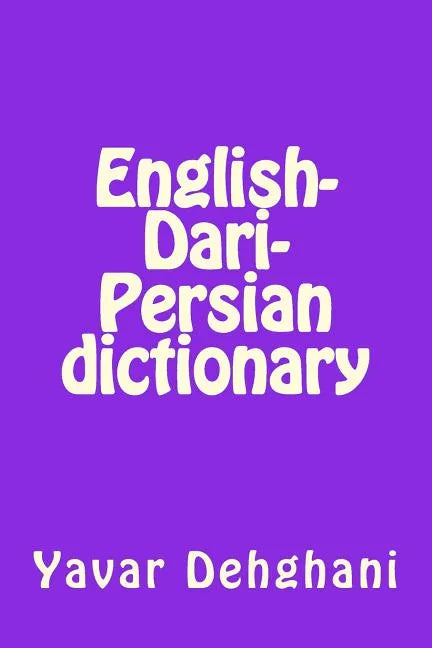 English-Dari-Persian dictionary - Paperback