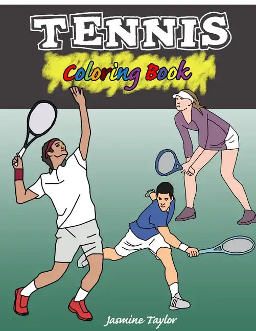 Tennis Coloring Book - Paperback