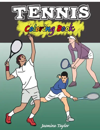 Tennis Coloring Book - Paperback