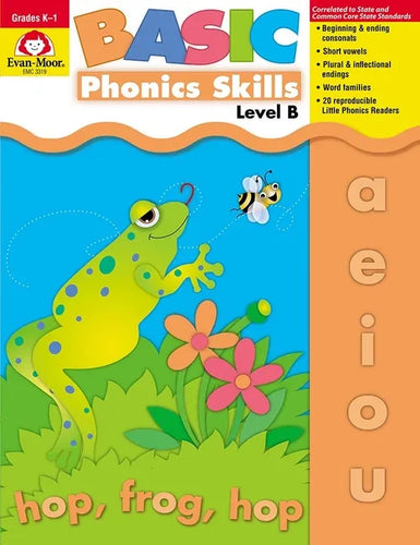 Basic Phonics Skills, Kindergarten - Grade 1 (Level B) Teacher Resource - Paperback
