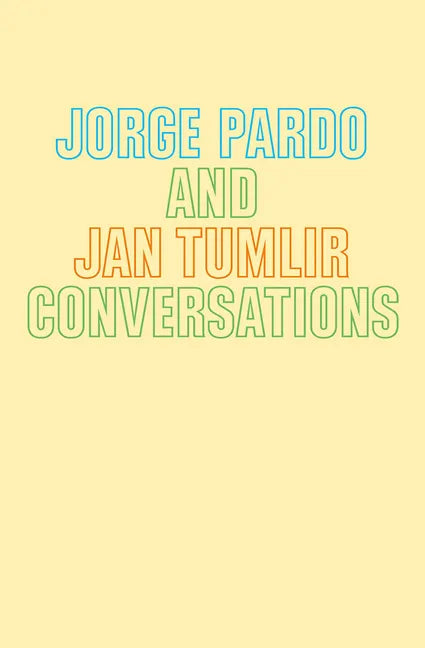 Jorge Pardo & Jan Tumlir: Conversations - Paperback