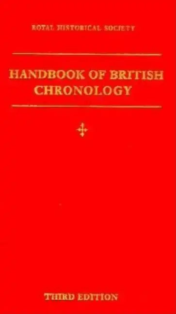 Handbook of British Chronology - Hardcover