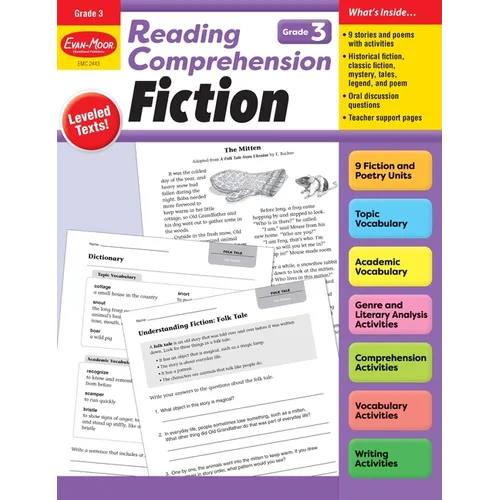 Reading Comprehension: Fiction, Grade 3 Teacher Resource - Paperback
