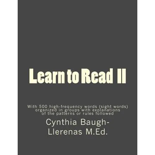 Learn to Read II - Paperback