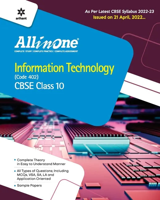 CBSE All In One Information Technology (Code 402) Class 11 2022-23 Edition (As per latest CBSE Syllabus issued on 21 April 2022) - Paperback