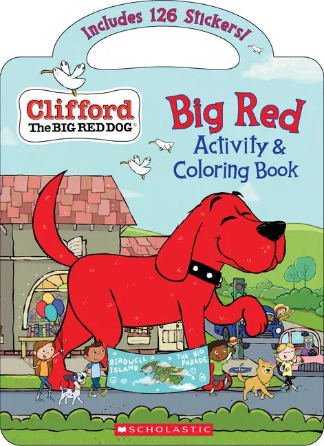 Big Red Activity & Coloring Book (Clifford the Big Red Dog) - Paperback