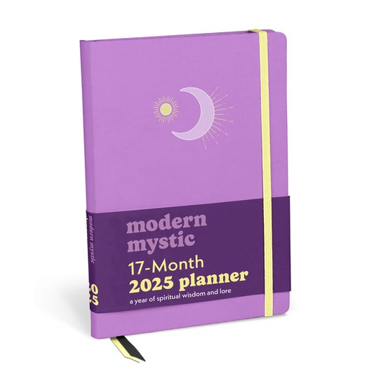 Modern Mystic 17-Month 2025 Planner: A Year of Spiritual Wisdom and Lore - Hardcover