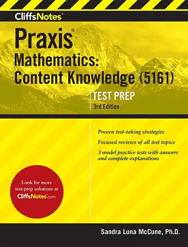 CliffsNotes Praxis Mathematics: Content Knowledge (5161) - Paperback