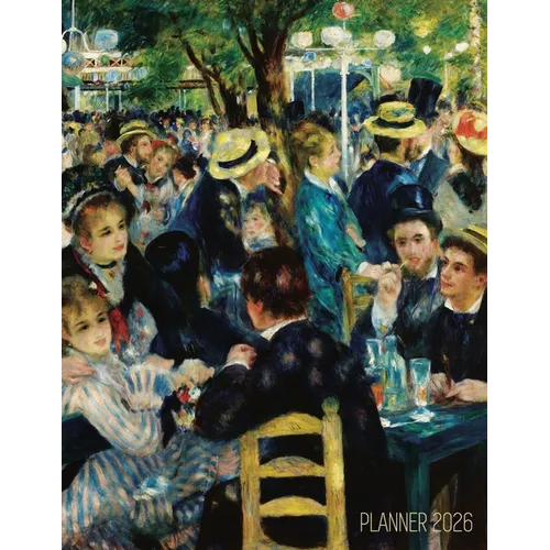 Renoir Daily Planner 2026: Dance at le Moulin de la Galette Painting Artistic Impressionism Art Organizer