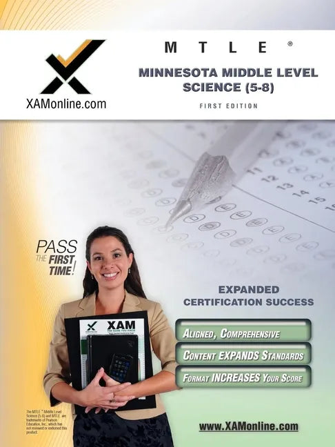 Mtle Minnesota Middle Level Science (5-8) Teacher Certification Test Prep Study Guide - Paperback