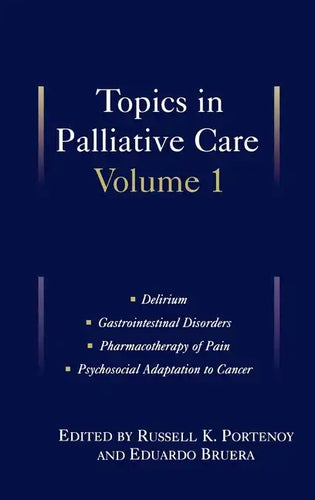 Topics in Palliative Care: Volume 1 - Hardcover