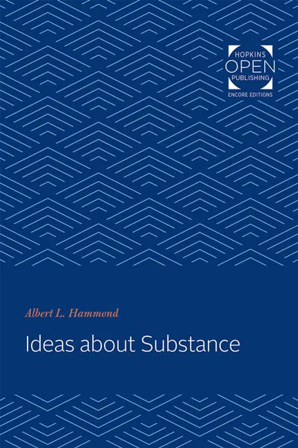 Ideas about Substance - Paperback