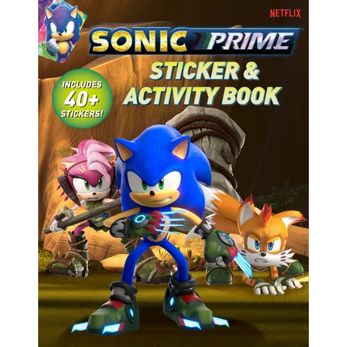 Sonic Prime Sticker & Activity Book: Includes 40+ Stickers - Paperback